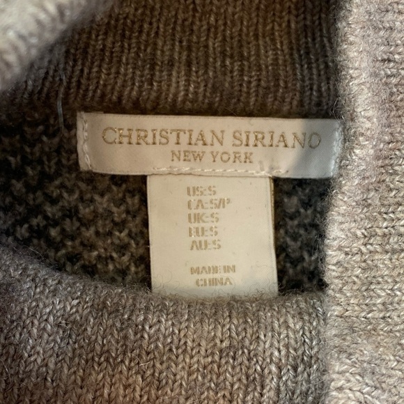 Christian Siriano Women’s NY Camo‎ Sweater Merino Wool Blend Mock Neck Size S - Picture 3 of 10